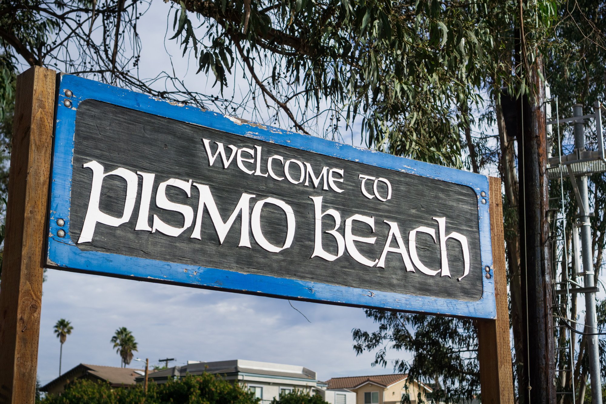 Welcome to Pismo Beach sign