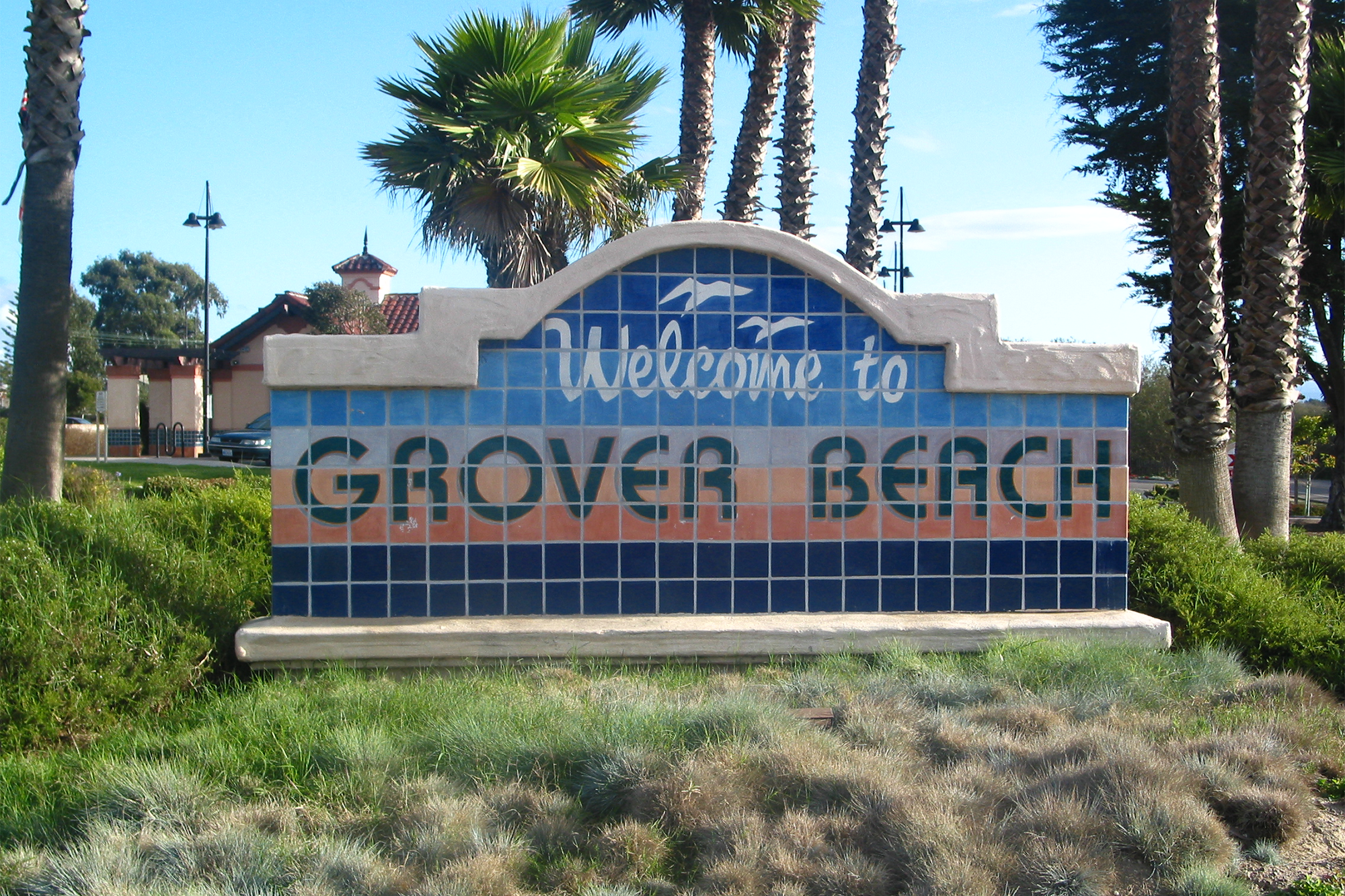 Welcome to Grover Beach sign